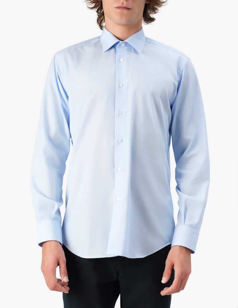 rinascente Sartoria Italiana Microriga regular poplin shirt