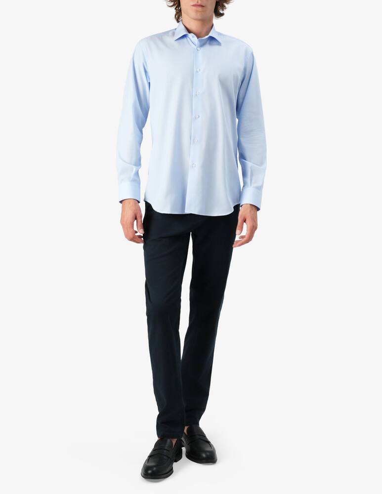 rinascente Sartoria Italiana Microriga regular poplin shirt