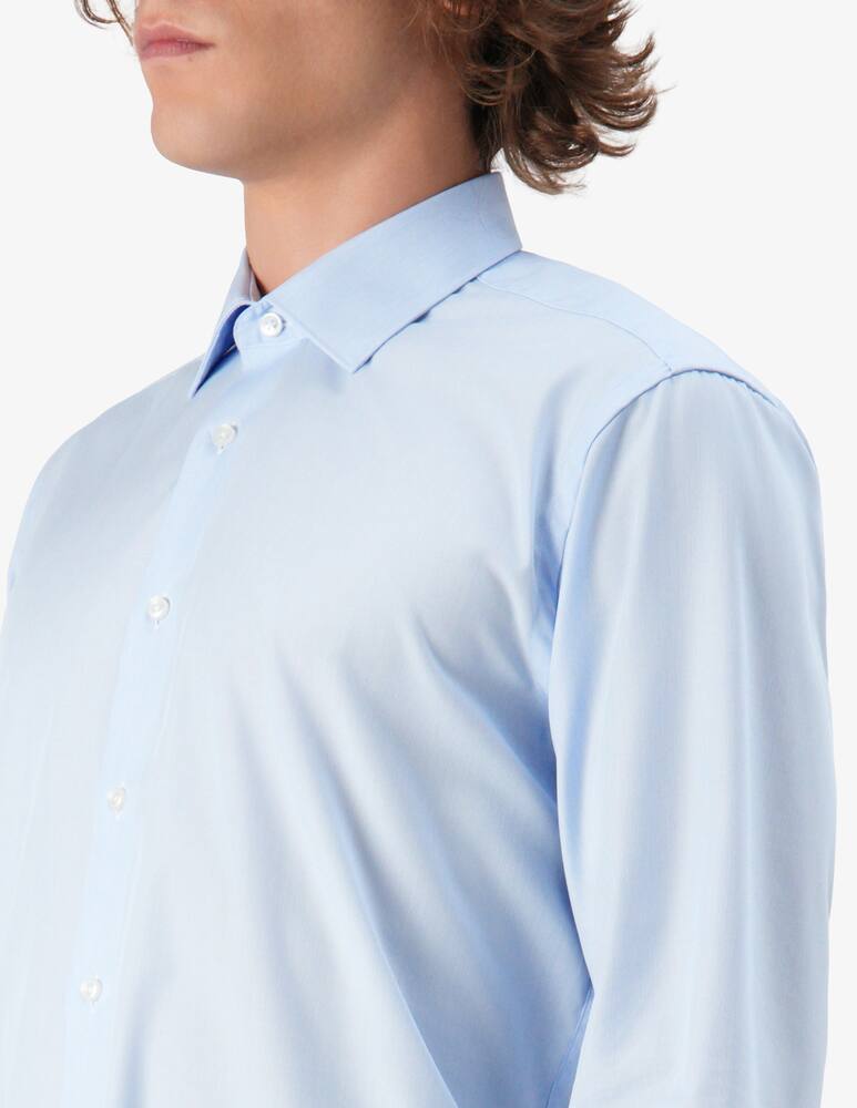 rinascente Sartoria Italiana Microriga regular poplin shirt