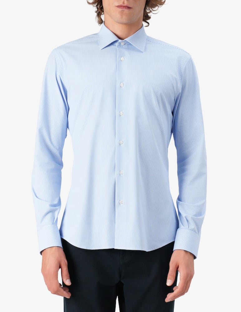rinascente Sartoria Italiana Modern tecn stripe shirt
