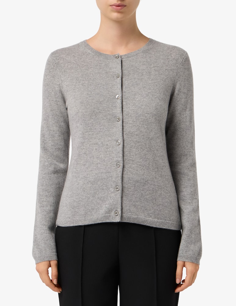 Pure Cashmere Coreana crew neck cardigan - picture 1 Pure Cashmere Coreana crew neck cardigan - picture 1