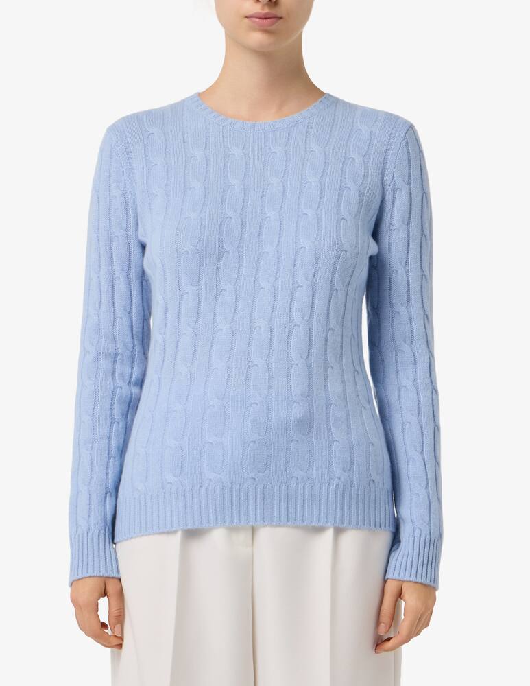 Pure Cashmere Cable knit jumper - picture 1 Pure Cashmere Cable knit jumper - picture 1
