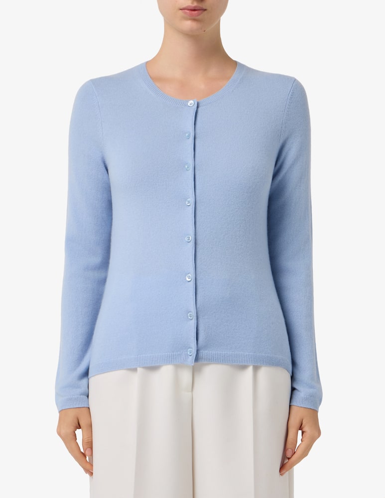 rinascente Pure Cashmere Coreana crew neck cardigan