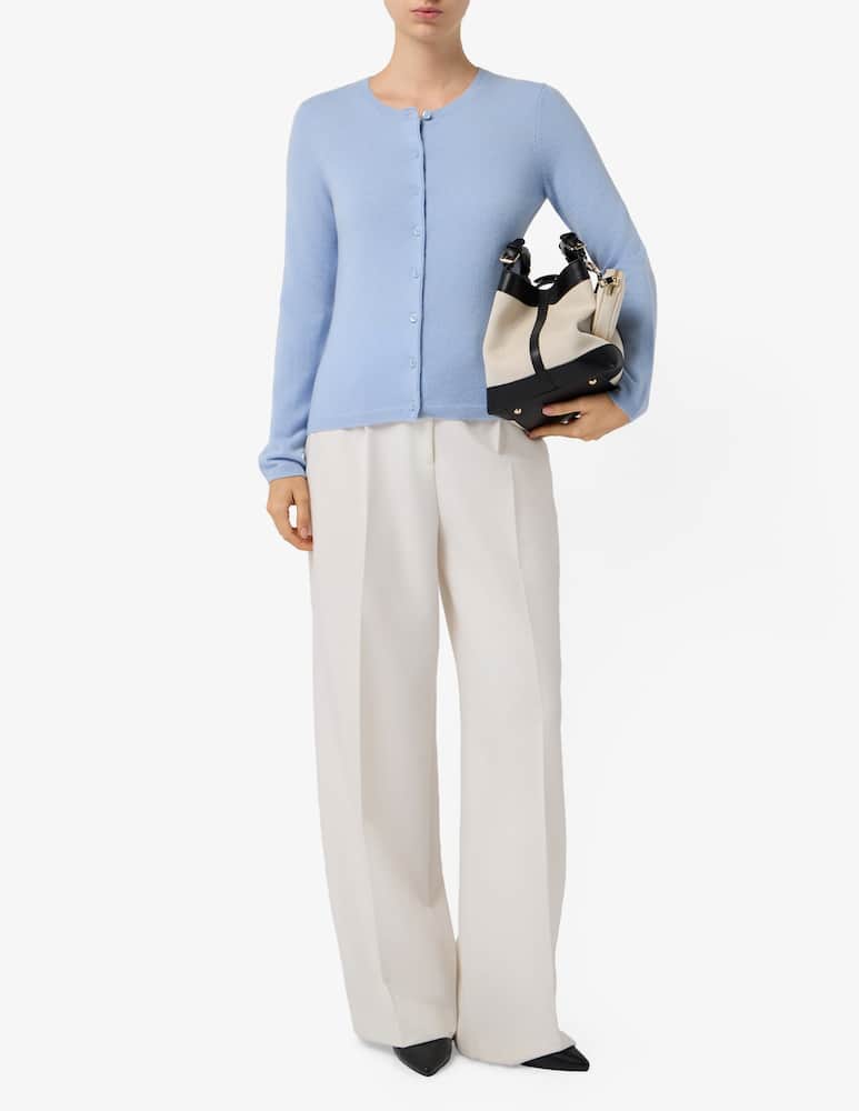 rinascente Pure Cashmere Coreana crew neck cardigan