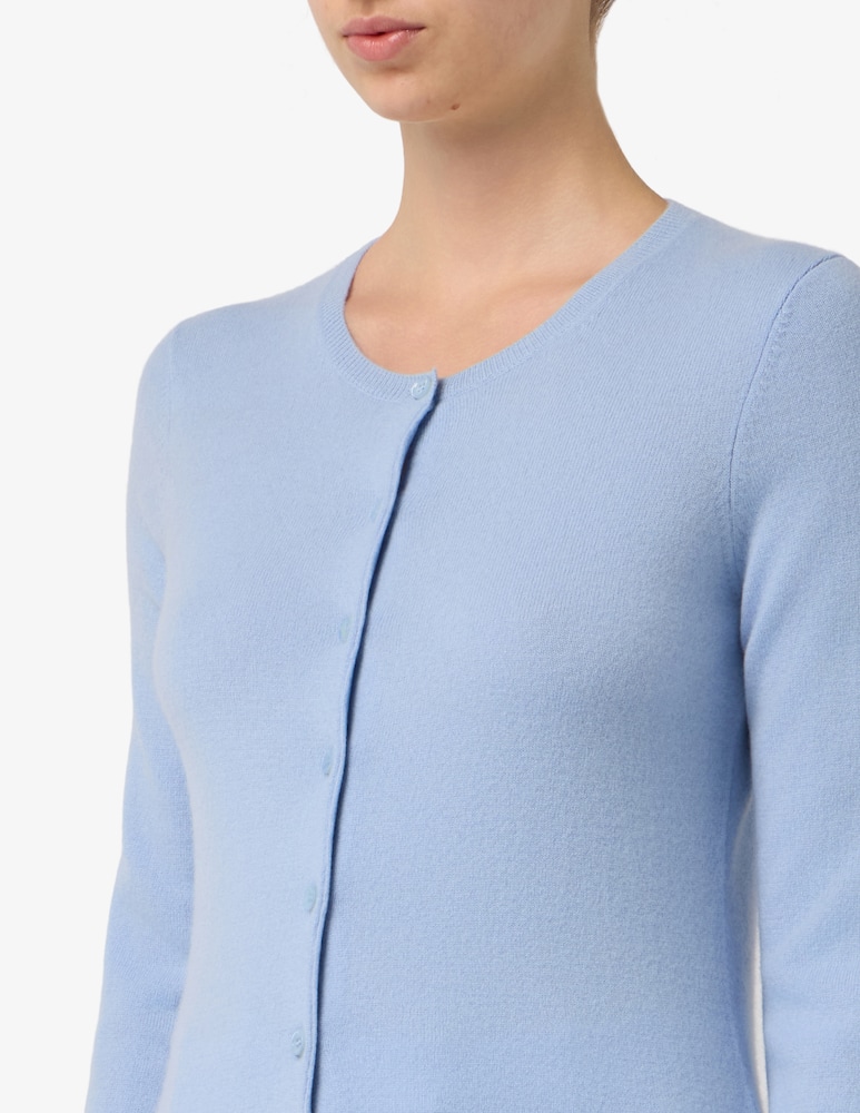 rinascente Pure Cashmere Coreana crew neck cardigan