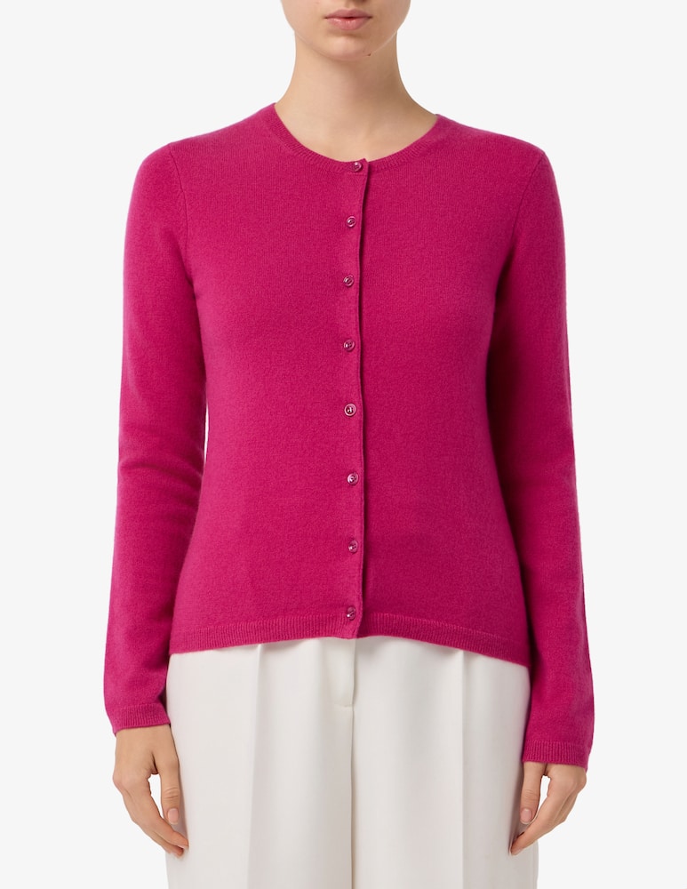 rinascente Pure Cashmere Coreana crew neck cardigan