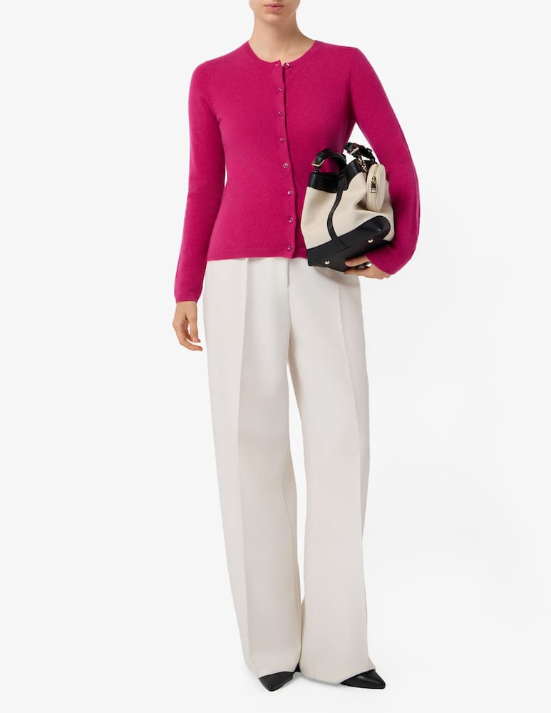 rinascente Pure Cashmere Coreana crew neck cardigan