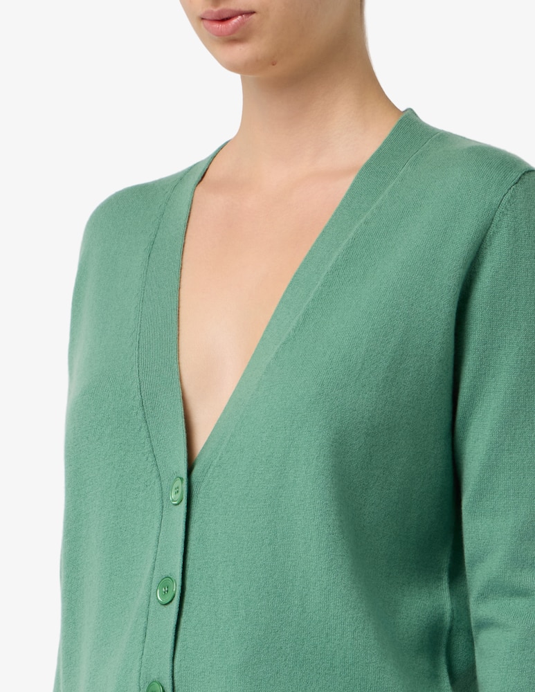 Pure Cashmere Long v-neck cardigan - picture 4 Pure Cashmere Long v-neck cardigan - picture 4