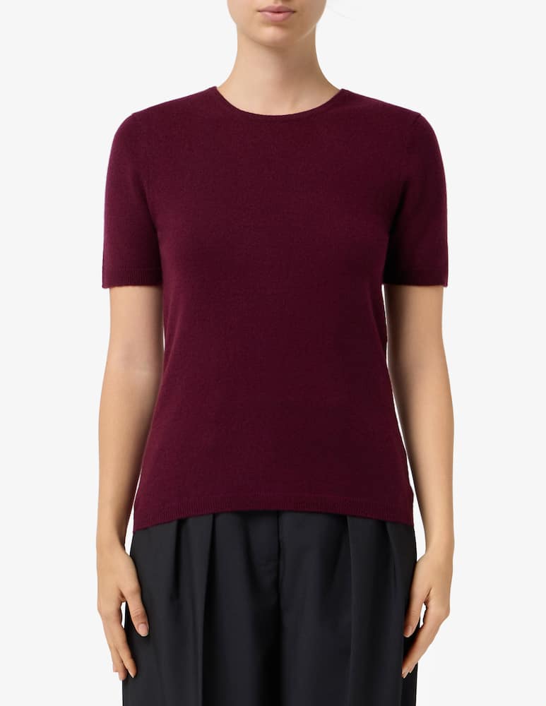 rinascente Pure Cashmere Maglia girocollo a manica corta