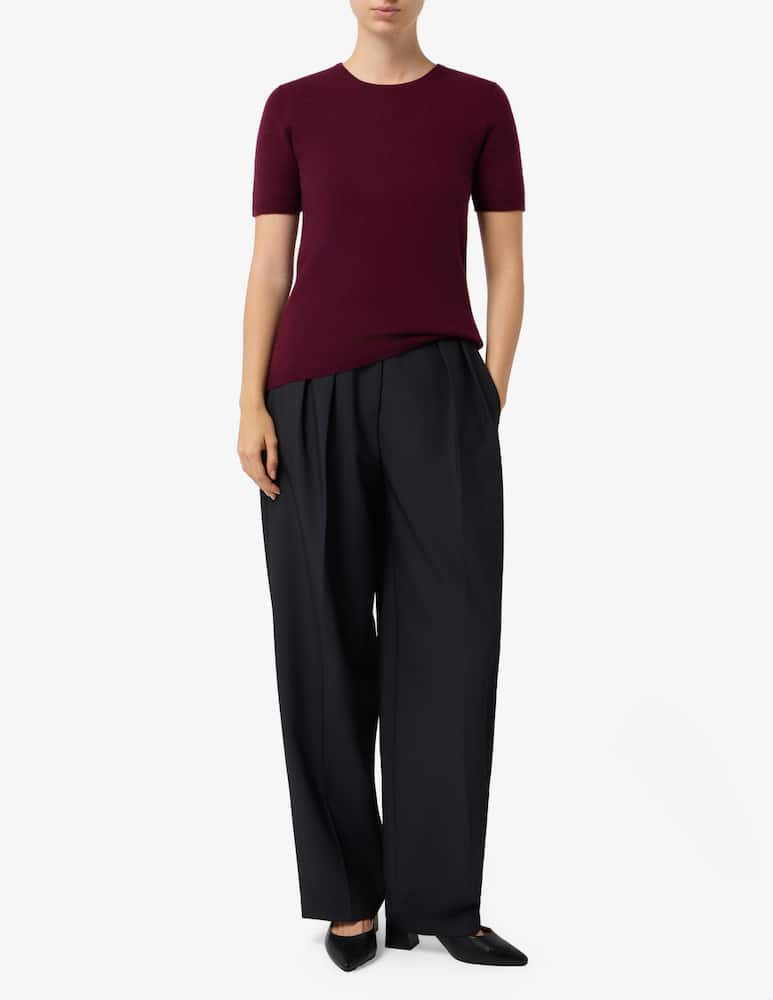 rinascente Pure Cashmere Maglia girocollo a manica corta