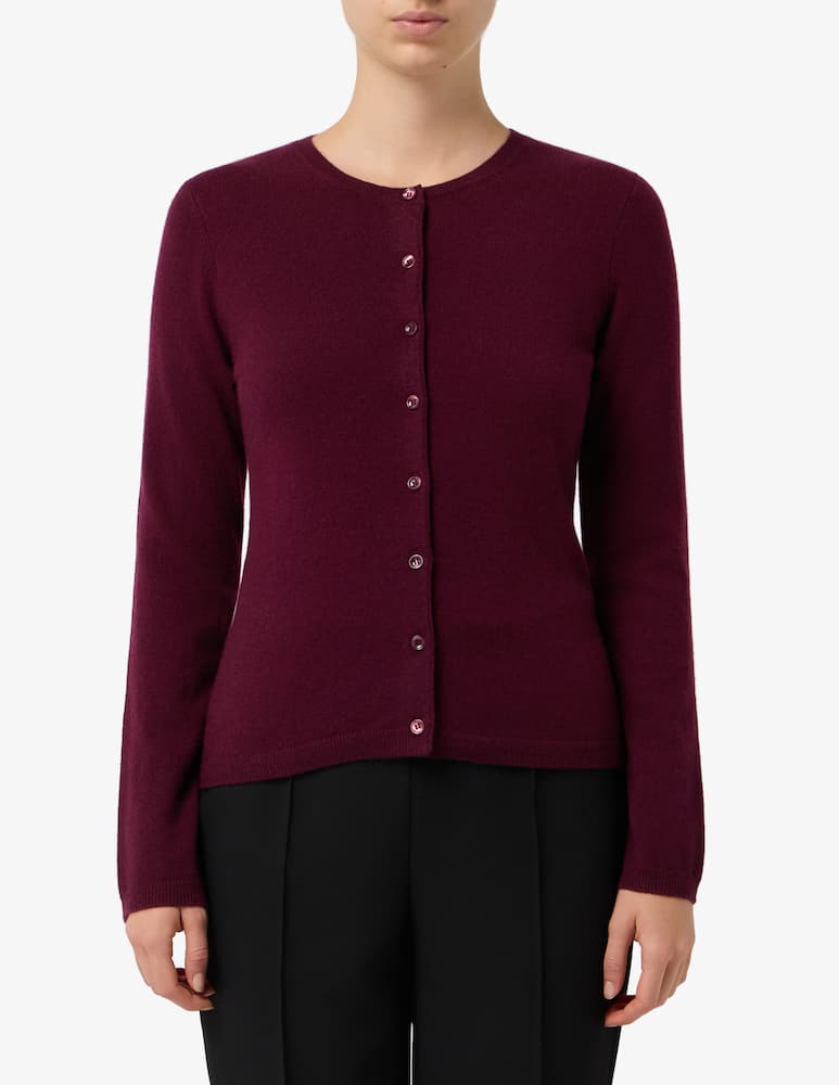 rinascente Pure Cashmere Coreana crew neck cardigan