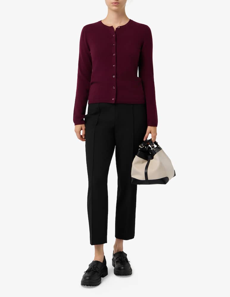 rinascente Pure Cashmere Coreana crew neck cardigan