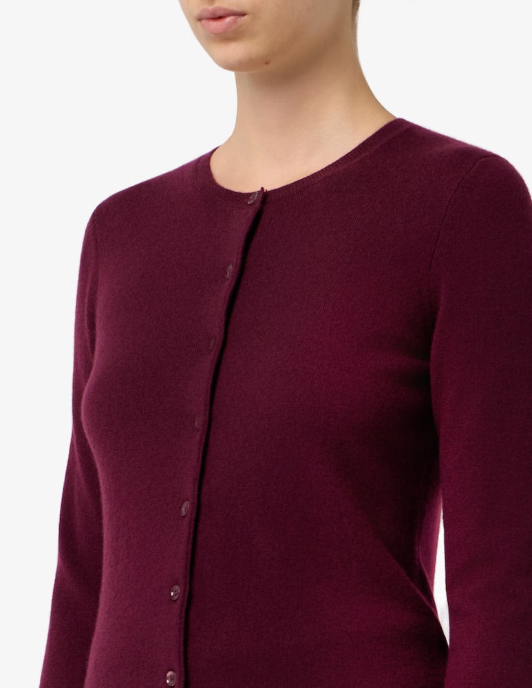 rinascente Pure Cashmere Coreana crew neck cardigan