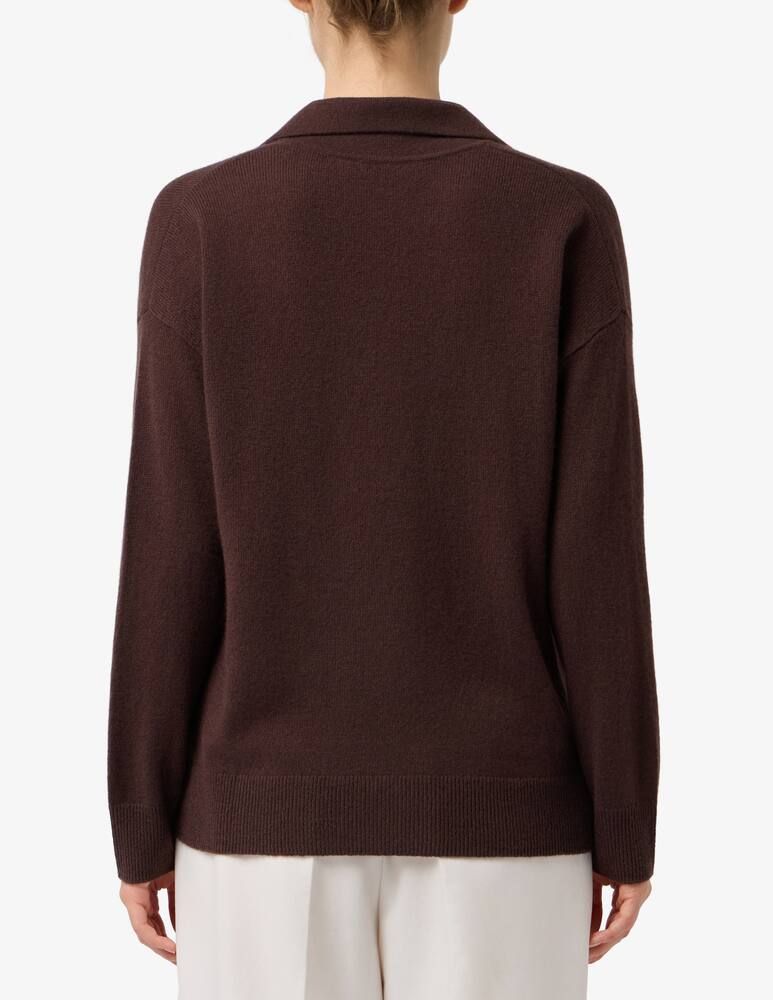 rinascente Pure Cashmere Open neck polo jumper