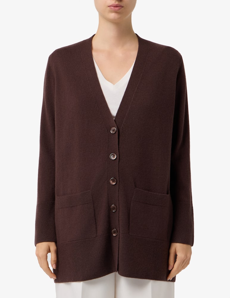 Pure Cashmere Long v-neck cardigan - picture 1 Pure Cashmere Long v-neck cardigan - picture 1