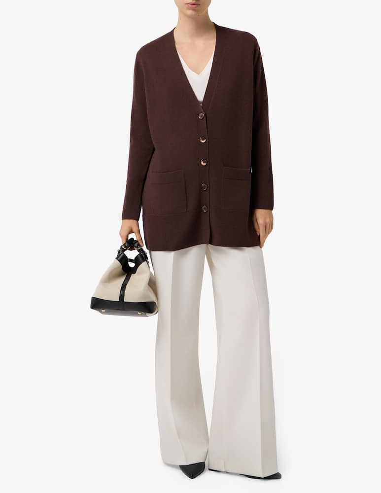 Pure Cashmere Long v-neck cardigan - picture 2 Pure Cashmere Long v-neck cardigan - picture 2