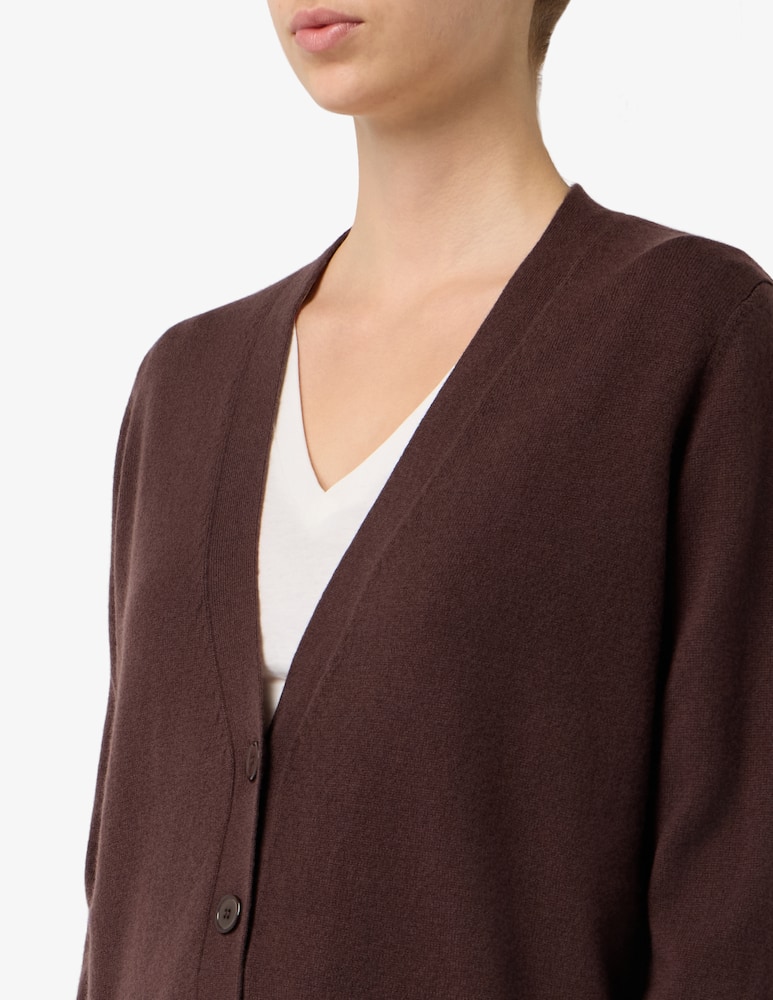 Pure Cashmere Long v-neck cardigan - picture 4 Pure Cashmere Long v-neck cardigan - picture 4