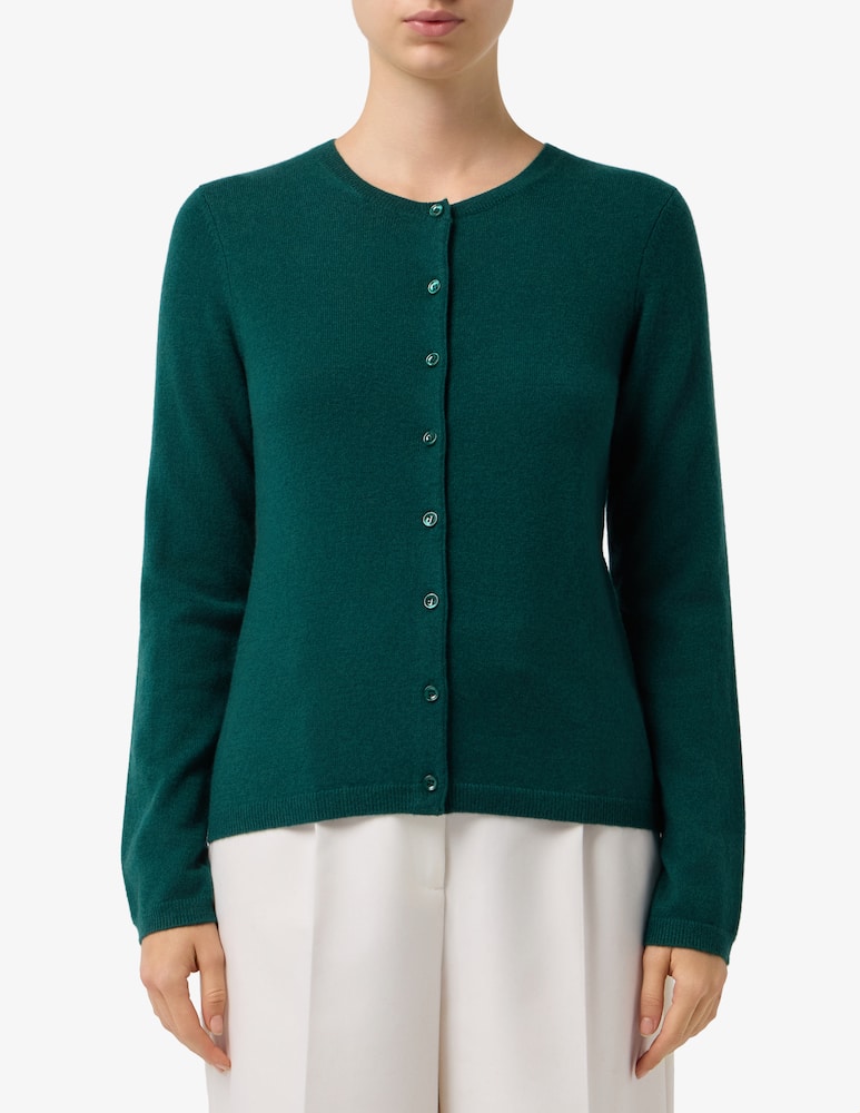 rinascente Pure Cashmere Coreana crew neck cardigan