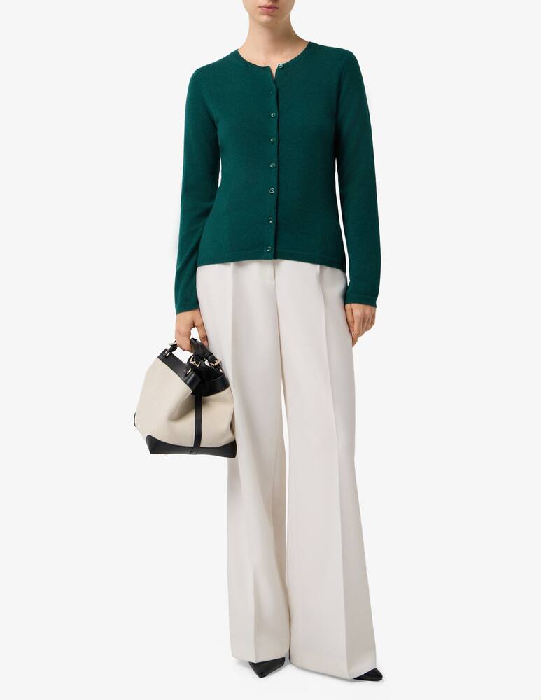 rinascente Pure Cashmere Coreana crew neck cardigan