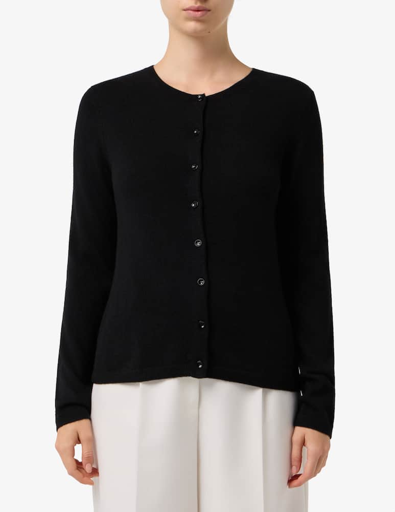 rinascente Pure Cashmere Coreana crew neck cardigan