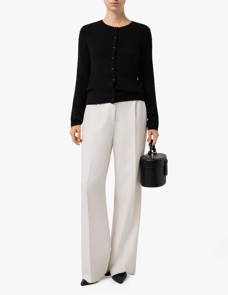 rinascente Pure Cashmere Coreana crew neck cardigan