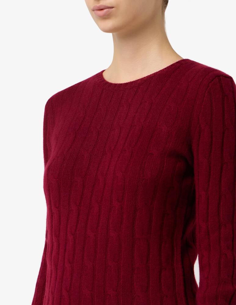 Pure Cashmere Maglione con treccia - immagine 4 Pure Cashmere Maglione con treccia - immagine 4