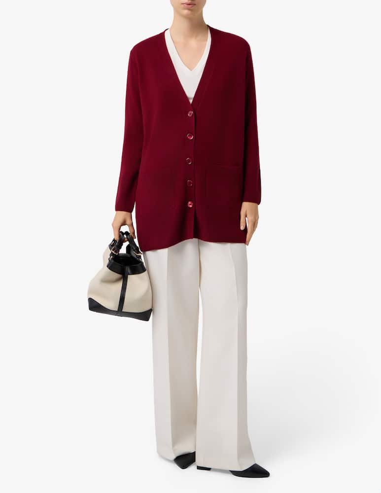 Pure Cashmere Long v-neck cardigan - picture 2 Pure Cashmere Long v-neck cardigan - picture 2