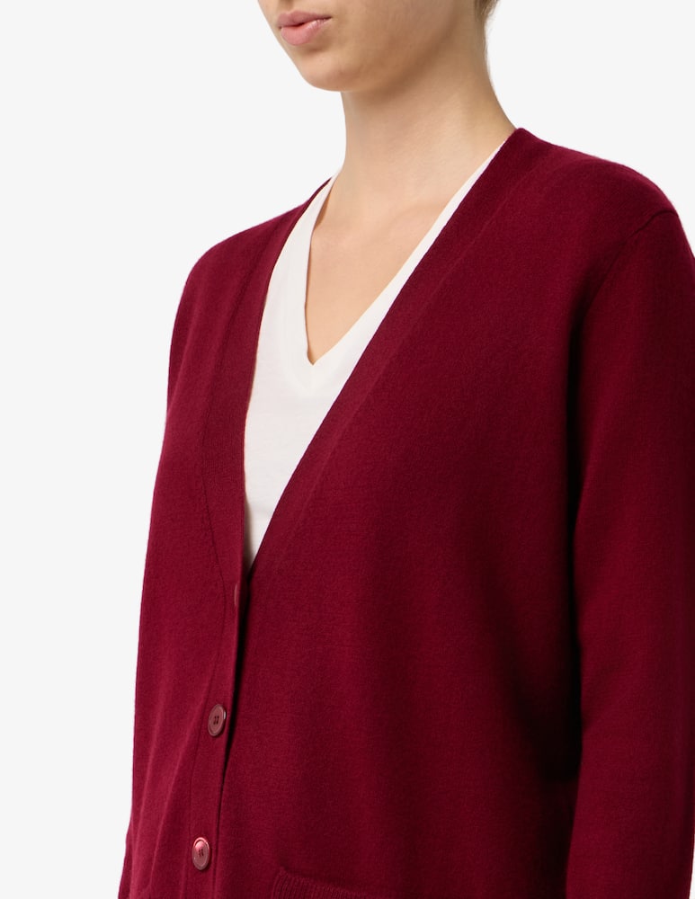Pure Cashmere Long v-neck cardigan - picture 4 Pure Cashmere Long v-neck cardigan - picture 4