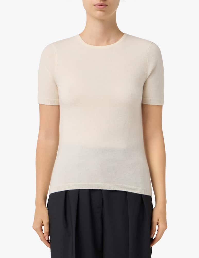 rinascente Pure Cashmere Round neck short-sleeve top