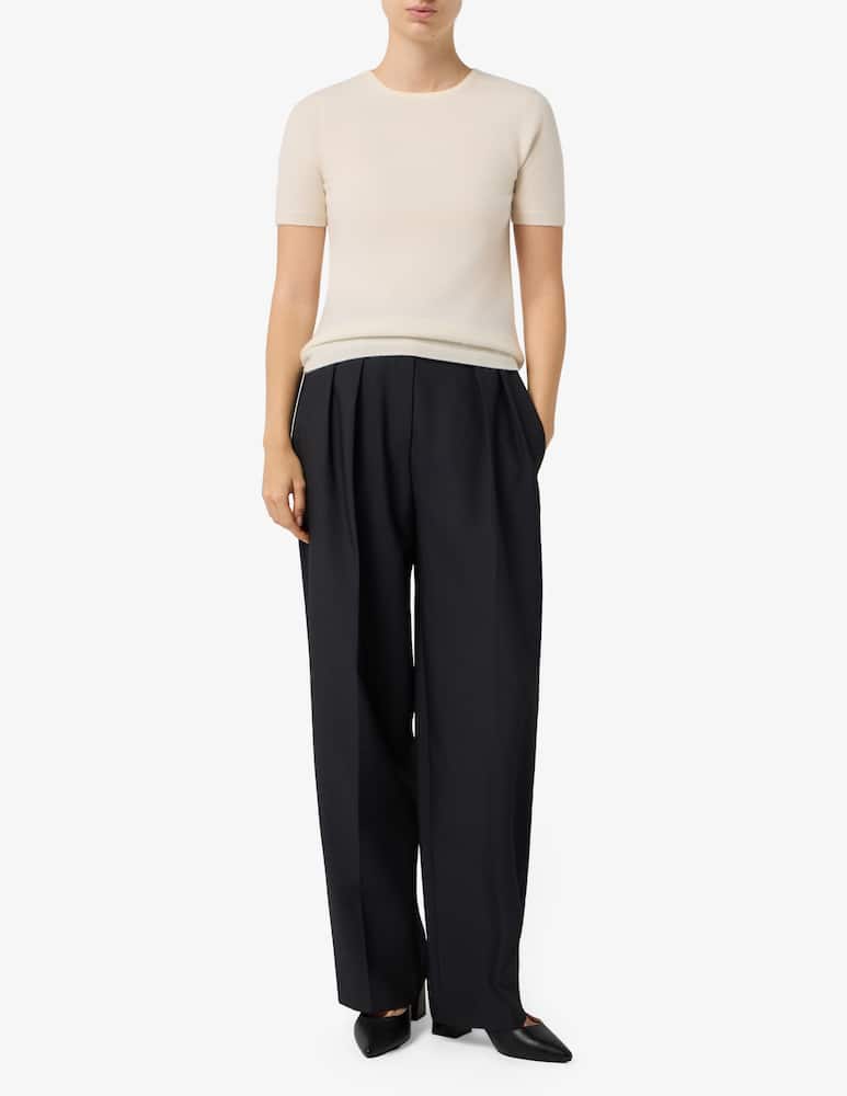 rinascente Pure Cashmere Round neck short-sleeve top