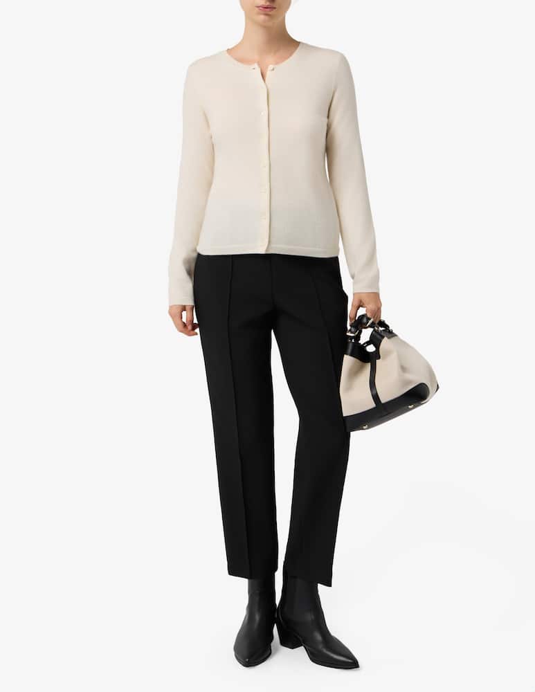 rinascente Pure Cashmere Coreana crew neck cardigan