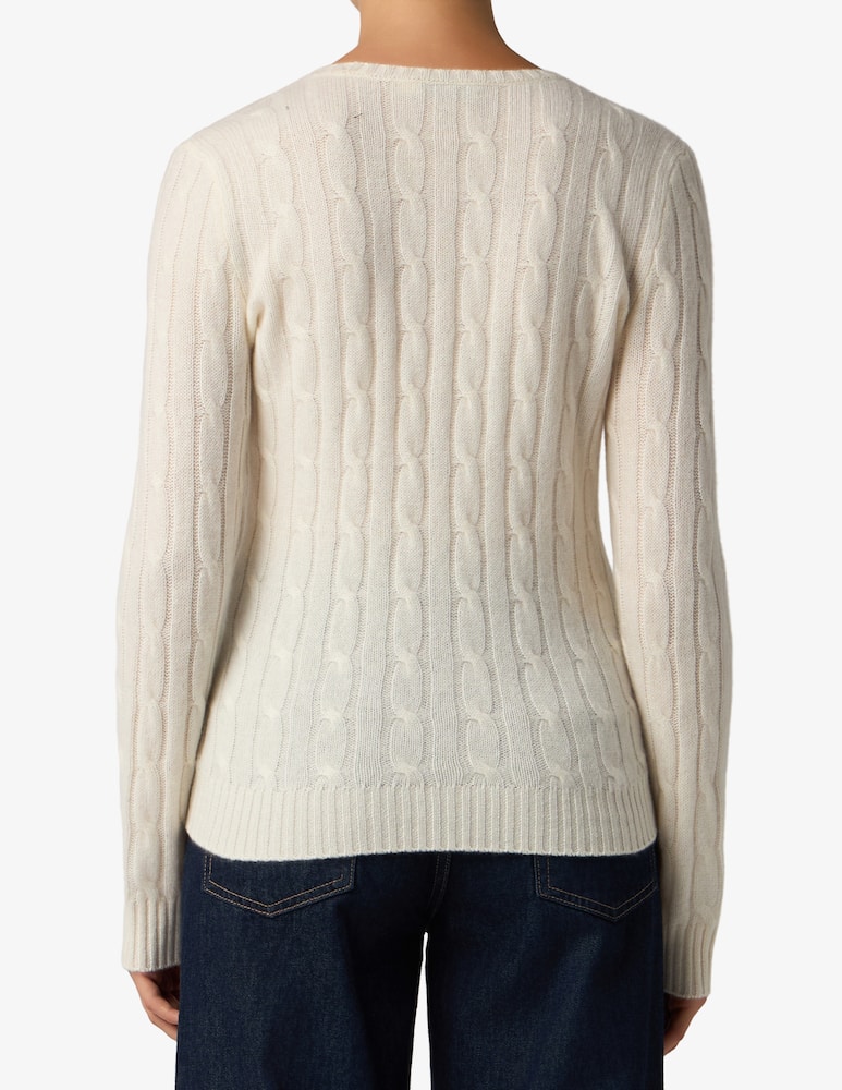 Pure Cashmere Cable knit jumper - picture 3 Pure Cashmere Cable knit jumper - picture 3