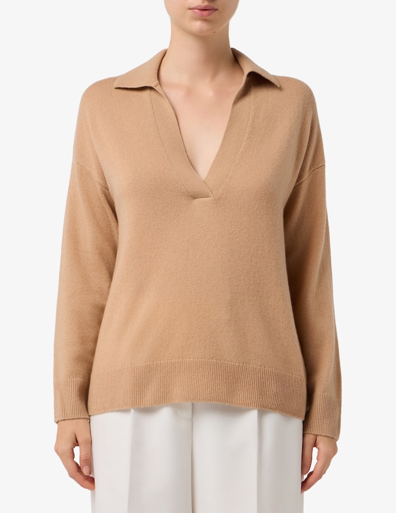 rinascente Pure Cashmere Maglione scollo polo