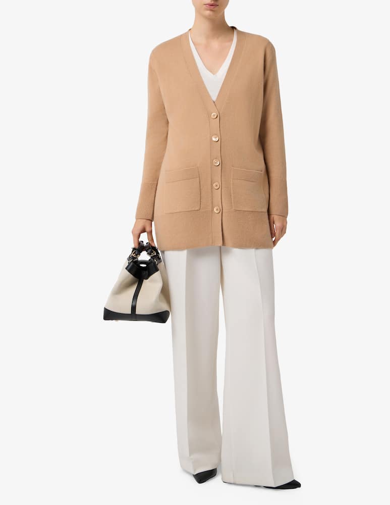 Pure Cashmere Long v-neck cardigan - picture 2 Pure Cashmere Long v-neck cardigan - picture 2