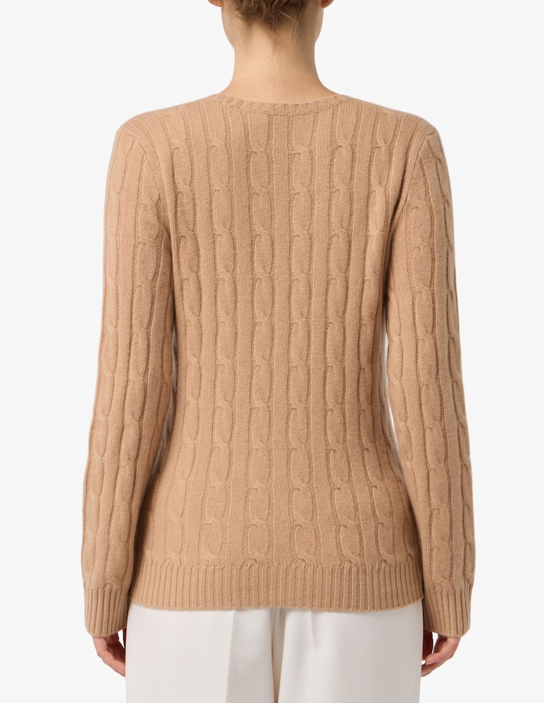 Pure Cashmere Cable knit jumper - picture 3 Pure Cashmere Cable knit jumper - picture 3