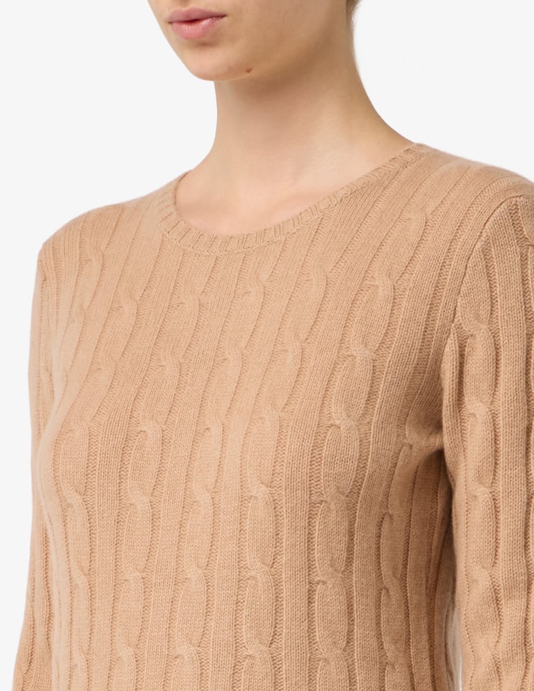 Pure Cashmere Cable knit jumper - picture 4 Pure Cashmere Cable knit jumper - picture 4