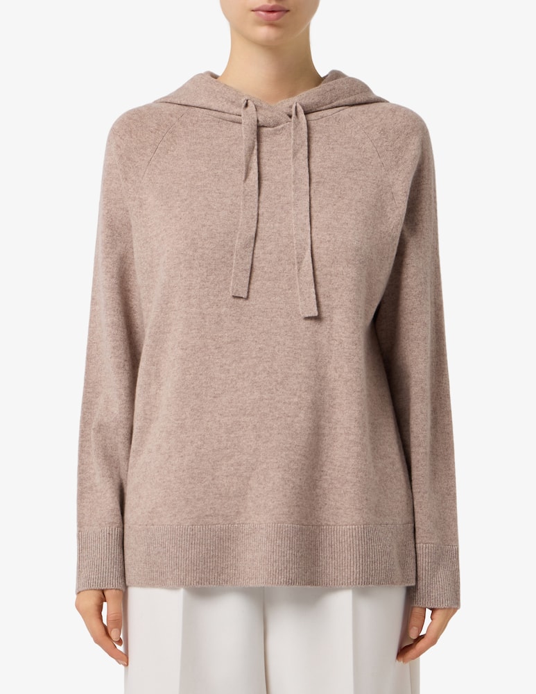 rinascente Pure Cashmere Hoodie-collar pullover