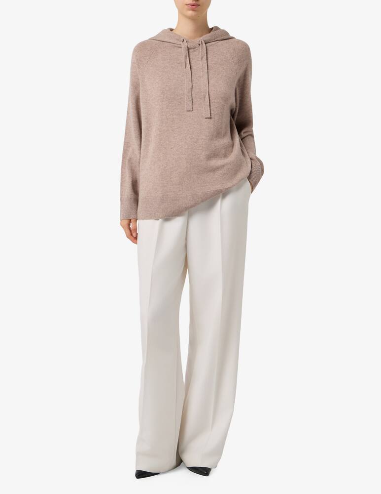rinascente Pure Cashmere Hoodie-collar pullover
