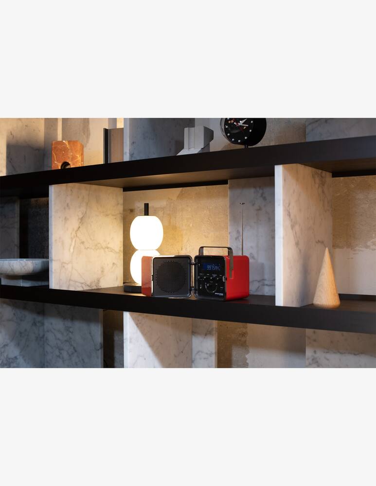 rinascente Brionvega Radio Cubo Ts522D+S 50° Edizione 50° Anniversario. - Arancione