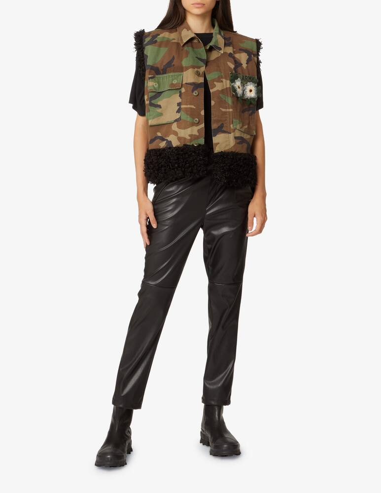 rinascente Tu lizé Giacca gilet in cotone - Nero