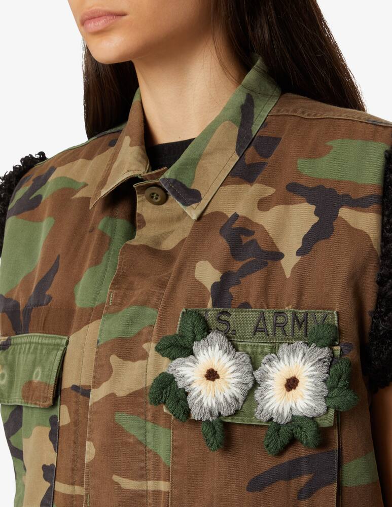 rinascente Tu lizé Giacca gilet in cotone - Nero