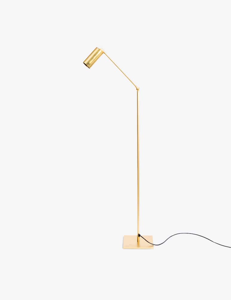 rinascente Renzo Serafini Lettura Brass Lampada Da Pavimento