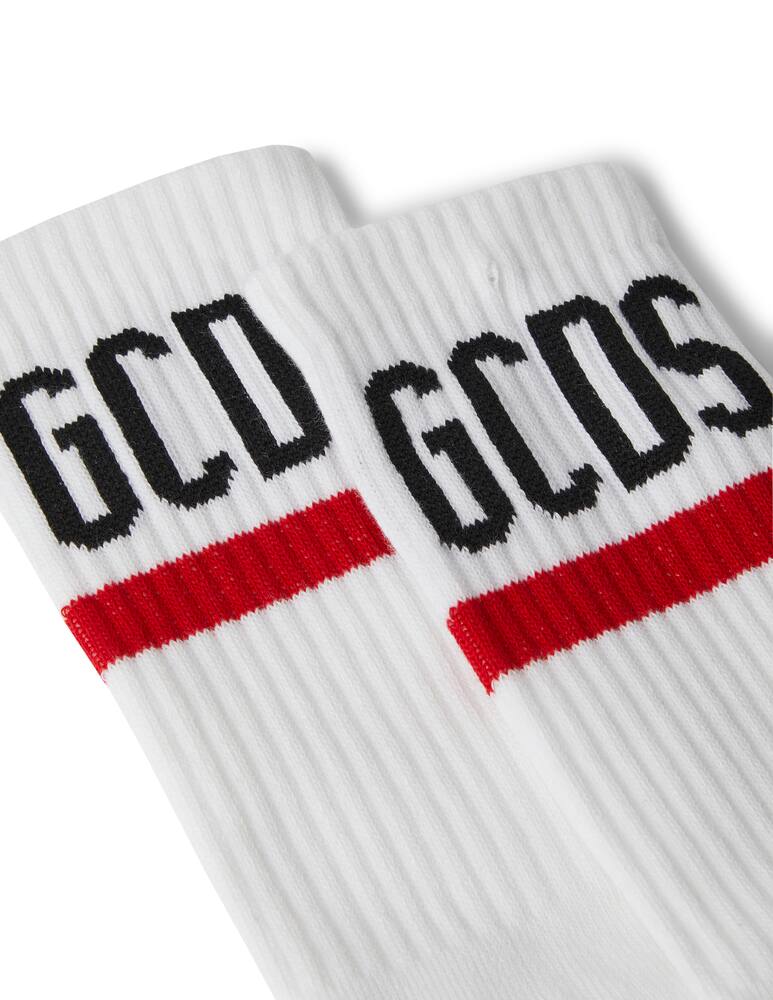 rinascente GCDS Calze con logo - bianco