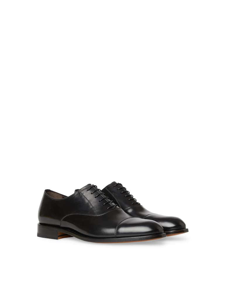 rinascente Moreschi Leather Oxford New Yorks shoes - black