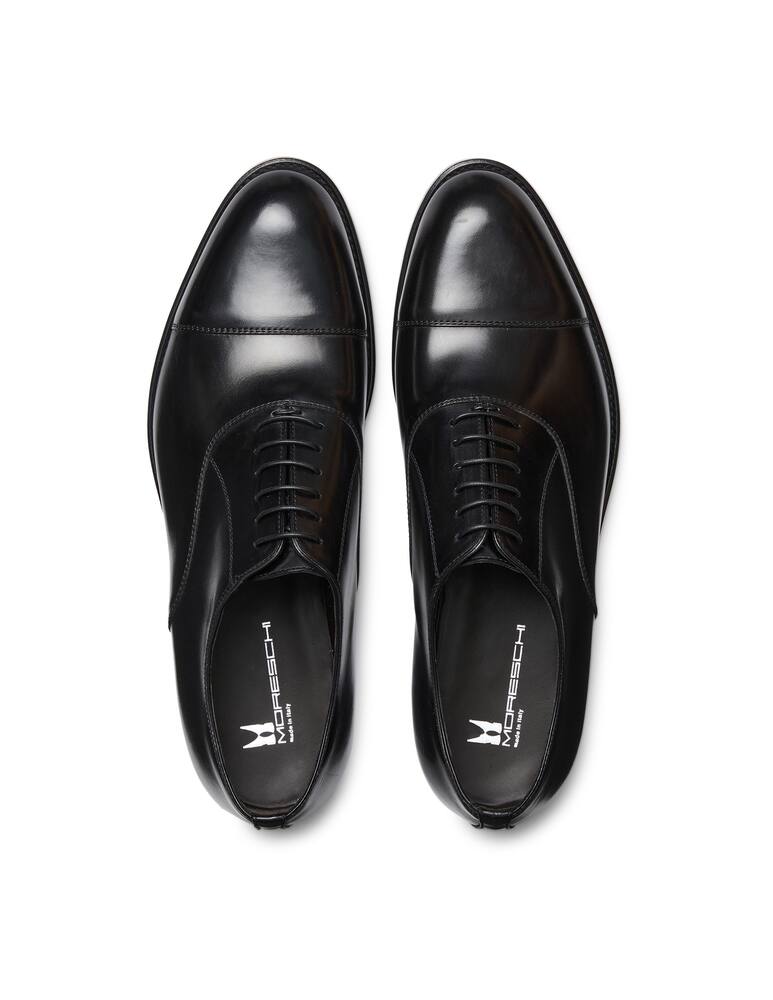 rinascente Moreschi Leather Oxford New Yorks shoes - black