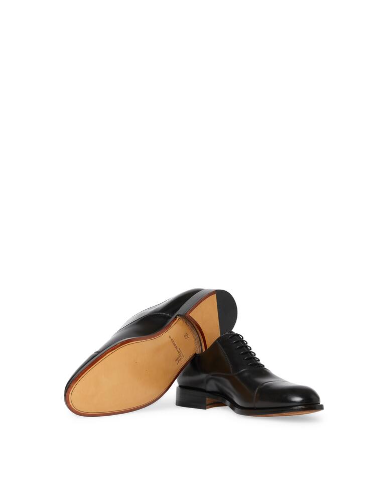 rinascente Moreschi Leather Oxford New Yorks shoes - black