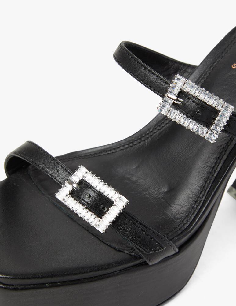 Black Suede Studio Amarie platform heeled sandals - picture 2 Black Suede Studio Amarie platform heeled sandals - picture 2