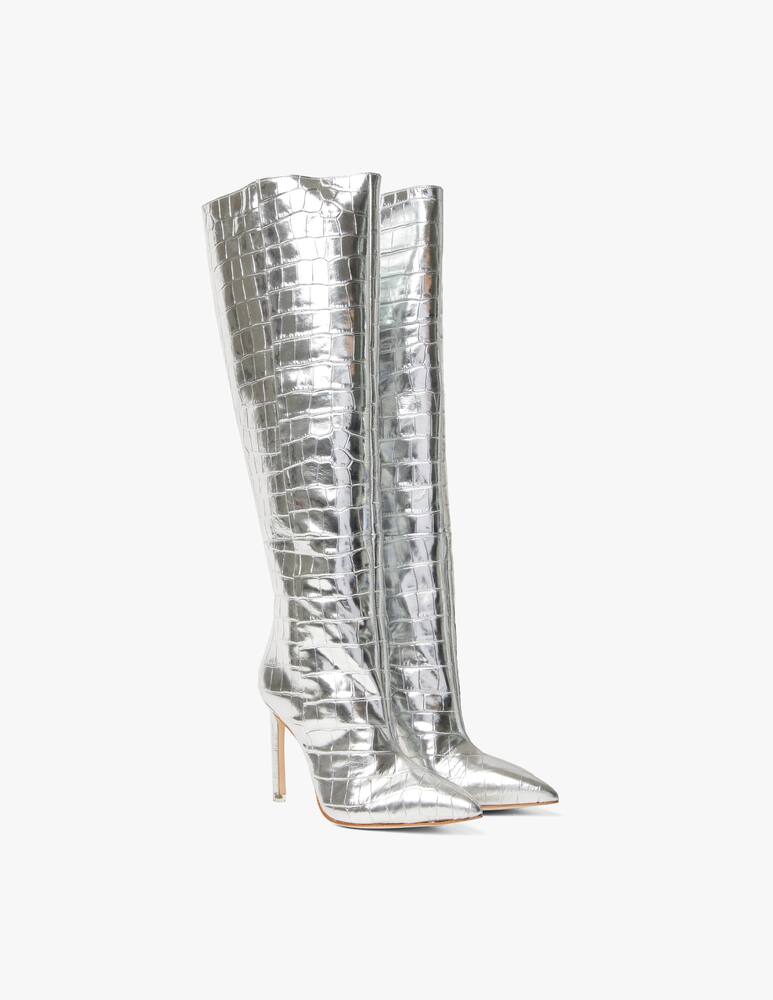 rinascente Black Suede Studio Taylor knee-highheeled boots