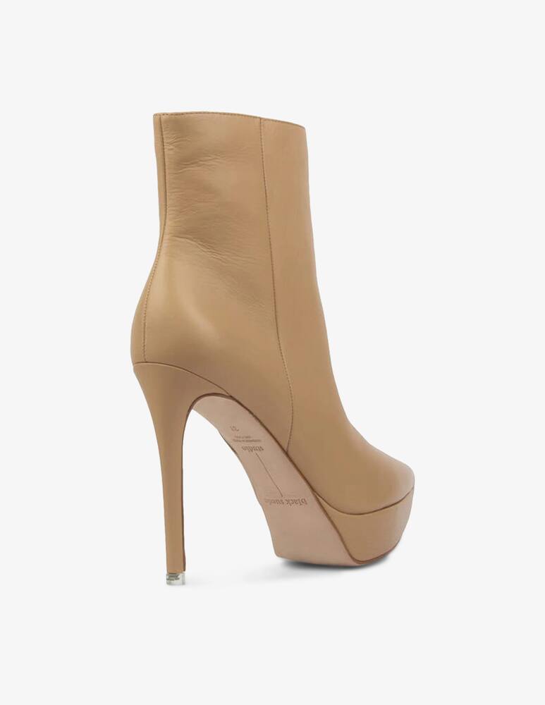 rinascente Black Suede Studio Winnie heeled ankle boots