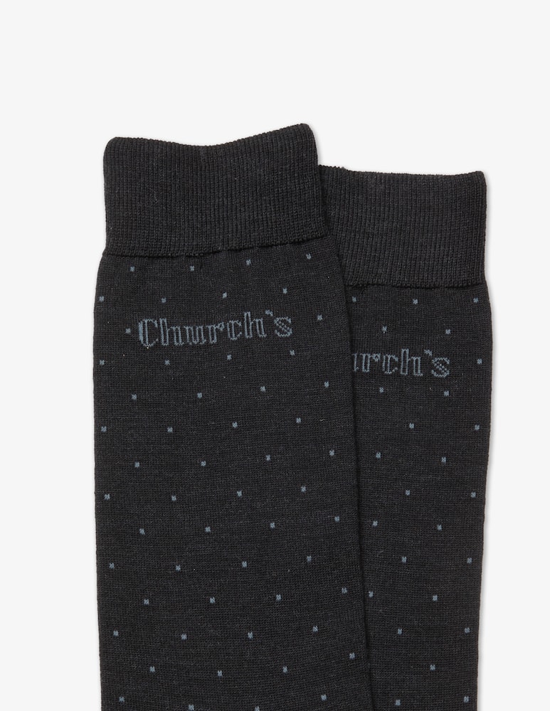 rinascente Church's Calzini in lana con logo - Nero